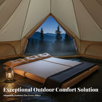 autoInflating Camping Mattress, Outdoor Air Bed, Moistureresistant Thickened Mat, Portable for Tent, Home, Hiking
