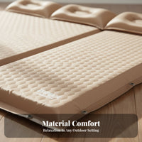 autoInflating Camping Mattress, Outdoor Air Bed, Moistureresistant Thickened Mat, Portable for Tent, Home, Hiking