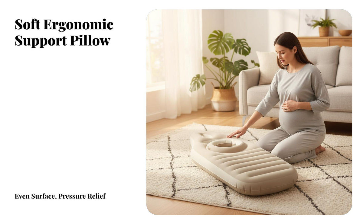 Pregnancy Pillow, Maternity Pillow, Breastfeeding Pillow, Lactation Pillow, Ergonomic Support for Sleeping and Nursing