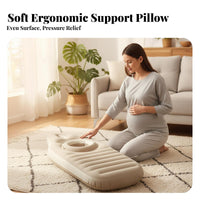 Pregnancy Pillow, Maternity Pillow, Breastfeeding Pillow, Lactation Pillow, Ergonomic Support for Sleeping and Nursing