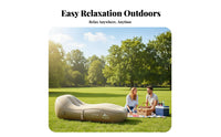 Inflatable Sofa Chair, Portable Folding, Outdoor Camping, Lazy Couch, Built-in Pump, Home Use