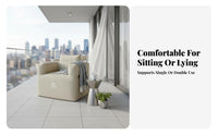 Inflatable Sofa Chair, Portable Folding, Outdoor Camping, Lazy Couch, Built-in Pump, Home Use