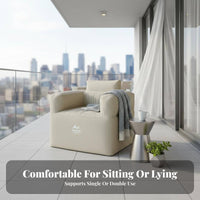 Inflatable Sofa Chair, Portable Folding, Outdoor Camping, Lazy Couch, Built-in Pump, Home Use
