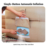 Inflatable Sofa Chair, Portable Folding, Outdoor Camping, Lazy Couch, Built-in Pump, Home Use