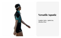 Surfing Wetsuit for Women, single-Piece Boyleg, Sun Protection, Quick Dry, Modest Swimsuit, Snorkeling, New design