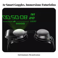 HD AR Swimming Goggles, Anti-Fog, Instant Display, Professional