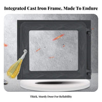 Inset Fireplace Door, European Decorative Style, Multi-Functional, Thickened, High Temperature Resistant, Home & Guesthouse,