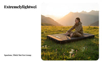 Camping Sleeping Pad, Outdoor Inflatable Mattress, automaticInflating, Thickened Foldable Mat, Tent Ground Pad, Black