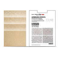 Model Stencil Paper Set, Camouflage Weathering, Precision Engraved, 4 Designs
