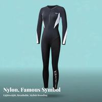 Women's Long Sleeve Wetsuit, One-Piece Swimsuit, Sun Protection, Slimming, Surfing, New Design