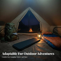 Camping Inflatable Mattress, Single Portable Folding Air Bed, Multi-Functional Ground Mat for Adults, Outdoor Use