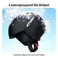 Ski Helmet, Redster FIS Certified full coverage, Asian Fit, Red Black, Racing Protective Gear