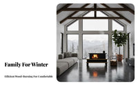 Tibetan Wood Burning Stove, Indoor Heating Stove, Home Fireplace, Steel Plate, Winter Room Use