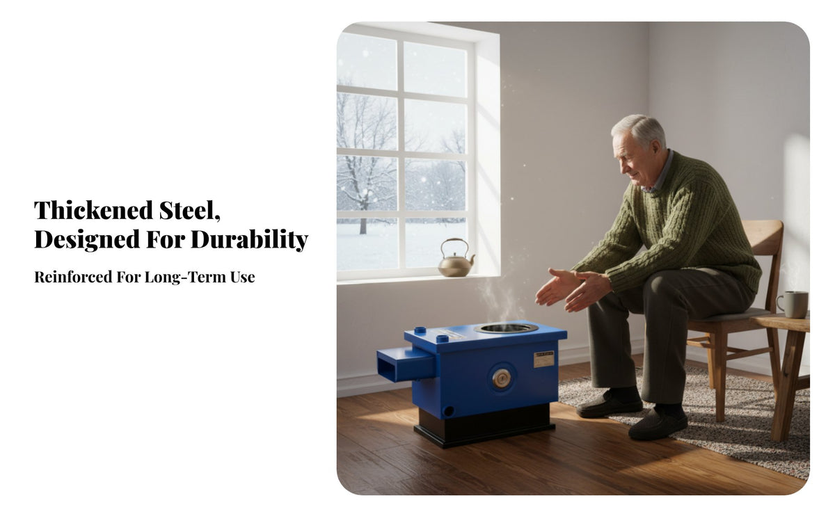 Household Heating Stove, double energy Wood Energy-Saving Radiator for Rural Homes