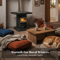 Winter Smokeless Gasification Indoor Heating heater Wood doubleUse, Rural Home