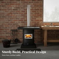 Winter Smokeless Gasification Indoor Heating heater Wood doubleUse, Rural Home