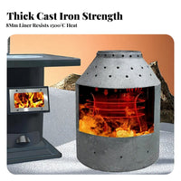 Winter Smokeless Gasification Indoor Heating heater Wood doubleUse, Rural Home