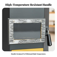 Outdoor Smokeless Heating Cooking Stove, double energy source, Energy-Saving, Home Use