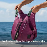 Adult Life Jacket, Portable, High Buoyancy, PVC, Sailing, Swimming, Snorkeling