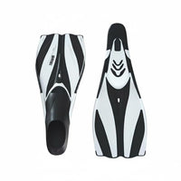 Training Swim Fins, Silicone Webbed Feet, Diving, Non-Slip, Adult