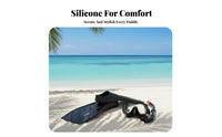 Training Swim Fins, Silicone Webbed Feet, Diving, Non-Slip, Adult