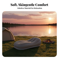 Automatic Inflatable Mattress, Portable Air Sofa, Camping Bed, Outdoor Sleeping Pad, High Load Capacity, Soft PVC