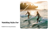 Sun Protection Quick-Dry Wetsuit, Couple's Two-Piece Long Sleeve Rash Guard Swimsuit, Men's and Women's Surfing Suit, 2025 New