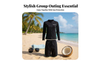 Sun Protection Quick-Dry Wetsuit, Couple's Two-Piece Long Sleeve Rash Guard Swimsuit, Men's and Women's Surfing Suit, 2025 New