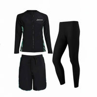Sun Protection Quick-Dry Wetsuit, Couple's Two-Piece Long Sleeve Rash Guard Swimsuit, Men's and Women's Surfing Suit, 2025 New