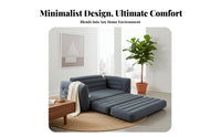 Double Inflatable Sofa Bed, Multifunctional Foldable Air Couch for Living Room, Soft Flocked Surface, Lazy Sofa