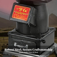 Thickened Steel Wood Coal Stove, Indoor Heating Stove, Multi-Use Home Fireplace