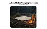 Outdoor Inflatable Mattress, Hexagonal Automatic Air Bed, Camping Sleeping Pad for Tent, Home, Thickened, Breathable, Quiet