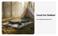 Inflatable Air Bed, Camping Mattress, Single-Press Inflation, Thick Sleeping Pad, Outdoor Tent Mat