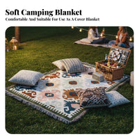 Inflatable Air Bed, Camping Mattress, Single-Press Inflation, Thick Sleeping Pad, Outdoor Tent Mat