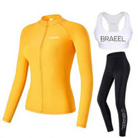 Women's Rash Guard Swimsuit, Split Set, UPF50+ Sun Protection, Long Sleeve, Long Pants, Quick Dry, Water Sports
