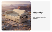 Automatic Inflatable Sofa, Air Mattress for Outdoor Camping, Music Events, Home