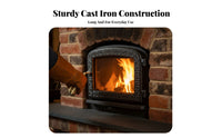 Arched Cast Iron Fireplace Door Decorative Pattern Ornate Fireplace Door