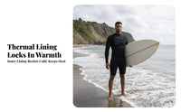Men's 3/2mm Chest fastener Wetsuit, Thermal Yamamoto Lining, super Stretch, Paddle Board wave riding Suit