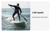 Men's 3/2mm Chest fastener Wetsuit, Thermal Yamamoto Lining, super Stretch, Paddle Board wave riding Suit