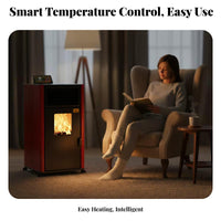 Biomass Heater, Smart Indoor Smokeless Heating Stove, Small Home Winter Appliance