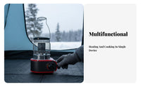 Portable Gas Heater, Outdoor Tent Stove, Car Heater, Multi-Functional for Winter
