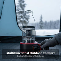 Portable Gas Heater, Outdoor Tent Stove, Car Heater, Multi-Functional for Winter