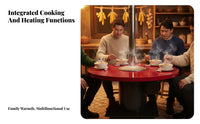 double energy Gasification Stove, Steel countertop Wood Burner, Rural Home Cooking & Heating, Energy Saving