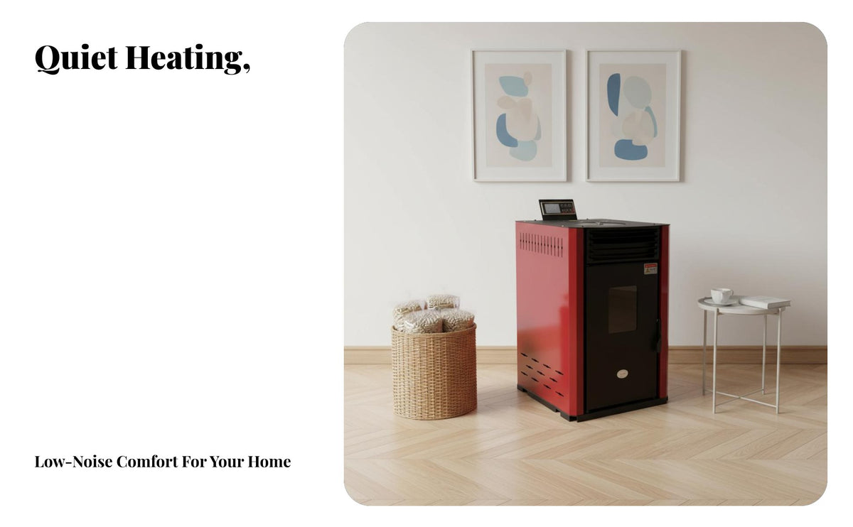 Biomass Heater, Automatic Smart Heating Stove, Real Smokeless, DustQuick Heating