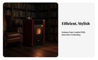 Biomass Heater, Automatic Smart Heating Stove, Real Smokeless, DustQuick Heating
