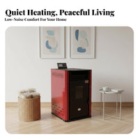 Biomass Heater, Automatic Smart Heating Stove, Real Smokeless, DustQuick Heating