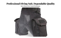 Diving Shorts, Neoprene Split Design, Adjustable Waist, fastener Pockets, Unisex