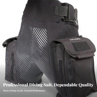 Diving Shorts, Neoprene Split Design, Adjustable Waist, fastener Pockets, Unisex