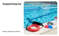 Swimming Elastic Band, Silicone Puller for Upper Body Strength, Water Resistance, Multiple Specifications