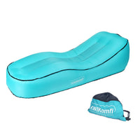 Portable Inflatable Air Lounger No Pump Needed Inflatable Couch Quick Inflation Inflate Sofa for Travel, Camping, Poolside